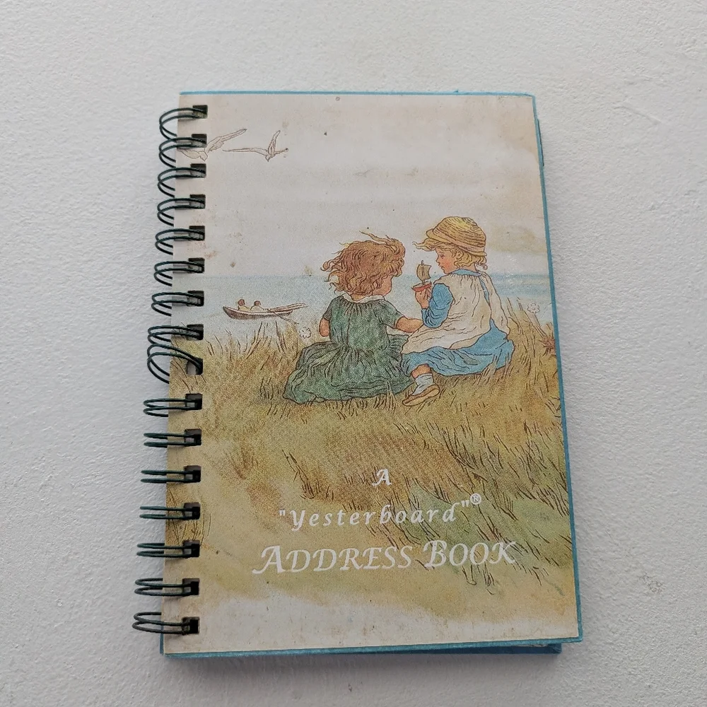 NEW Vintage Yesterboard Address Book 9" Tall 1993 - Picture 6 of 6